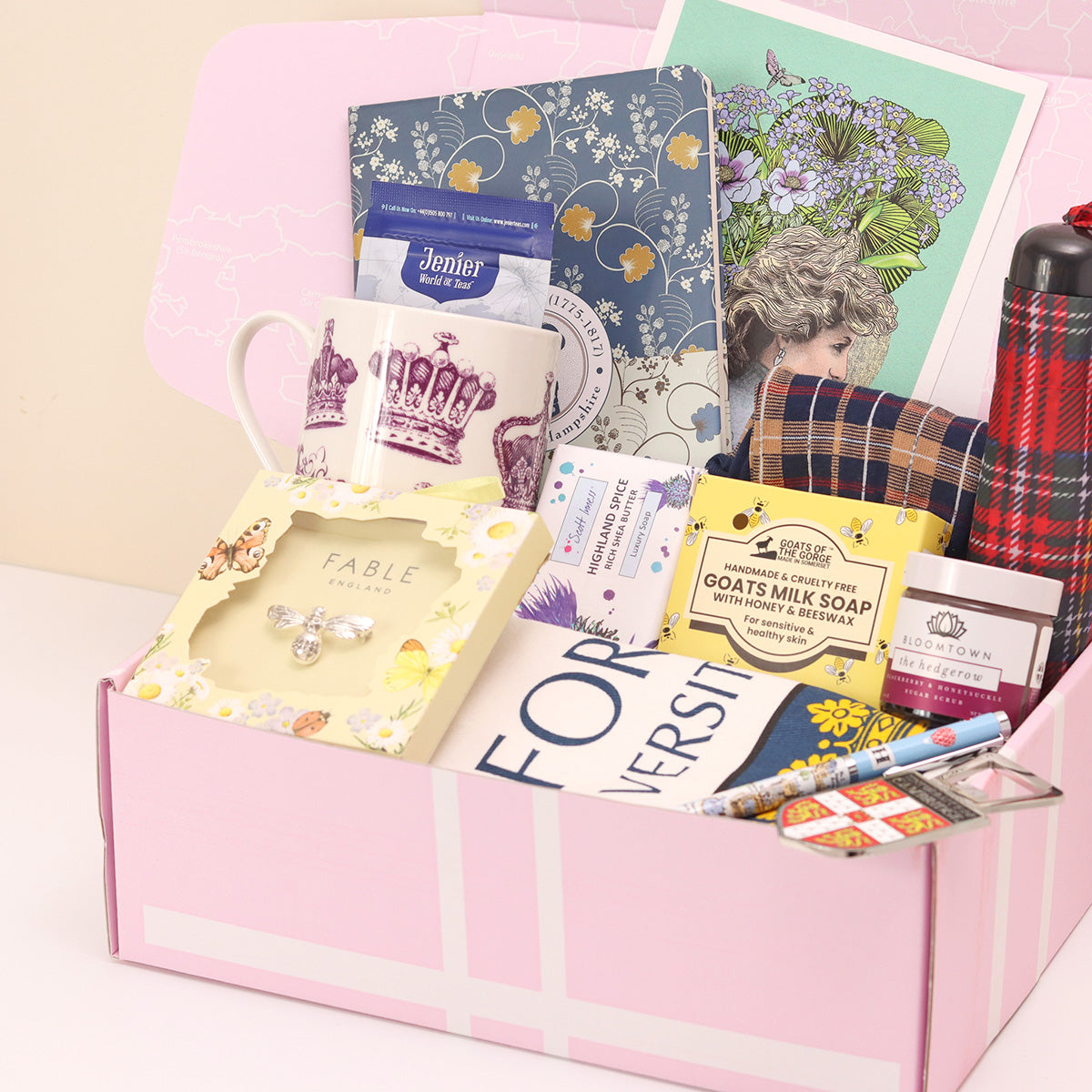 British Christmas gift box