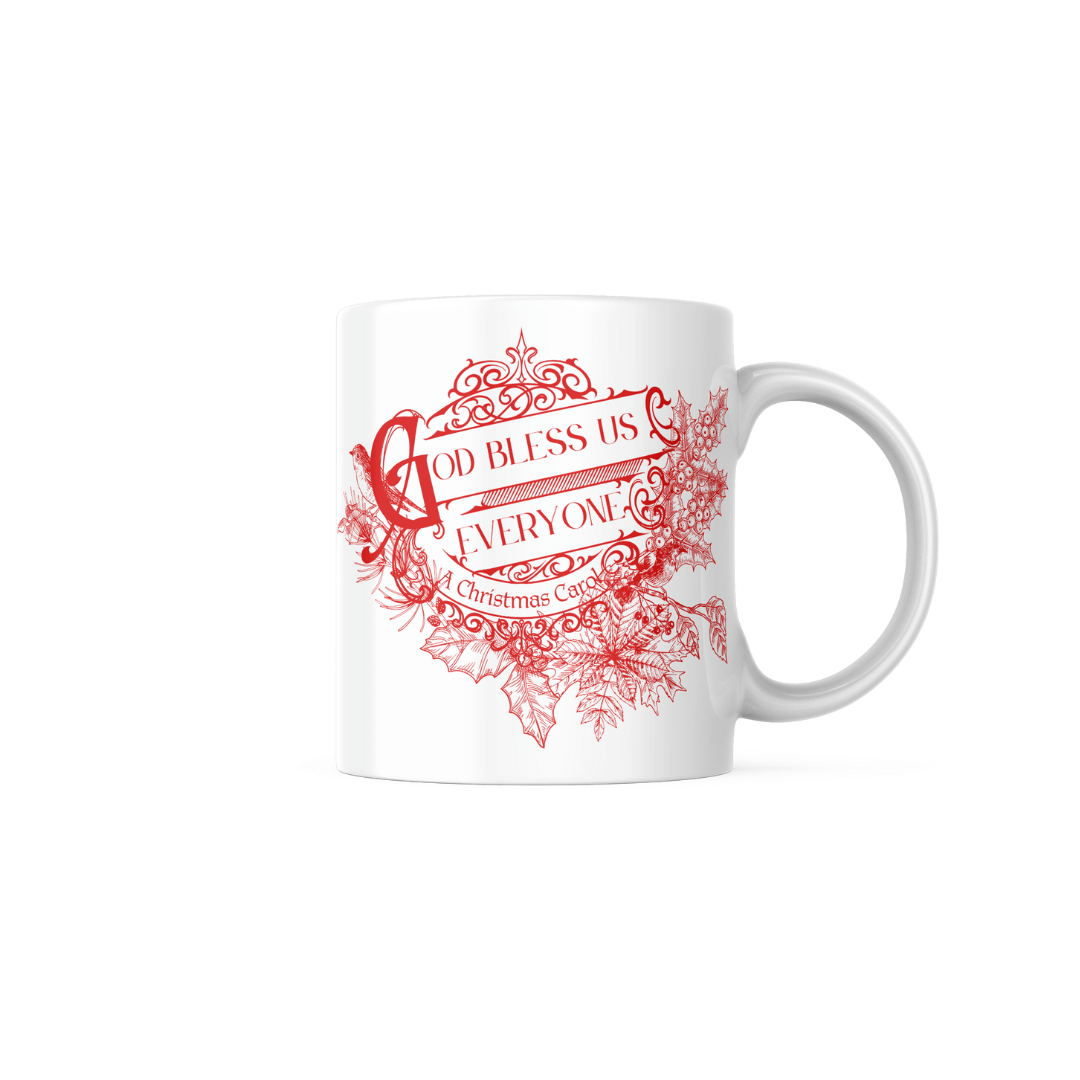 Dickens Quote Xmas Bone China Mug