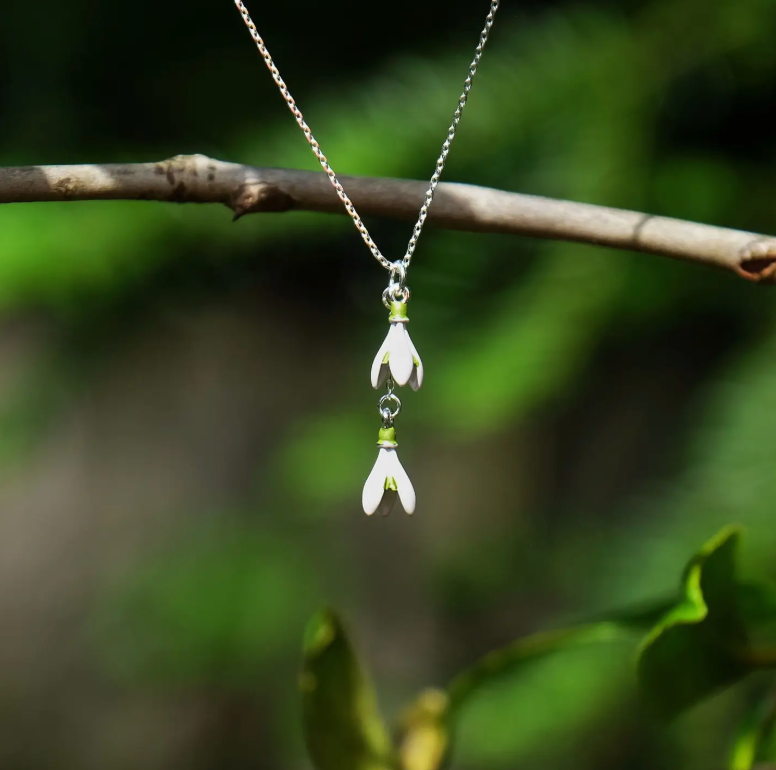 FREE Gifts Bundle Inc British Snowdrop Necklace