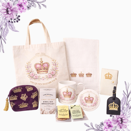 Premium QEII Commemorative Gift Set - Floral