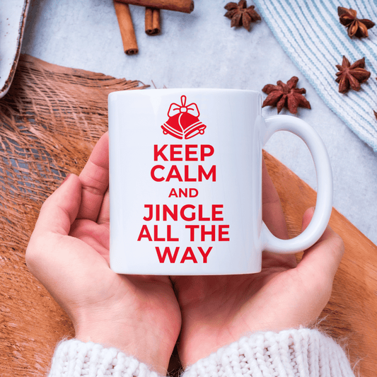 Keep Calm Jingle Bone China Mug