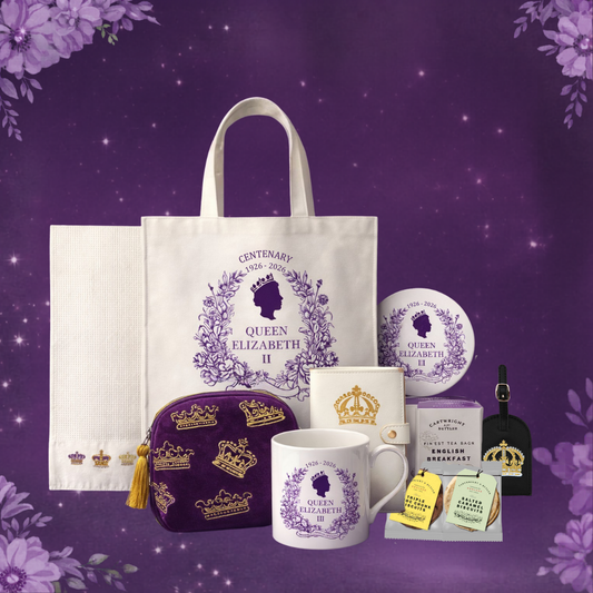 Premium QEII Centenary Gift Set - Purple