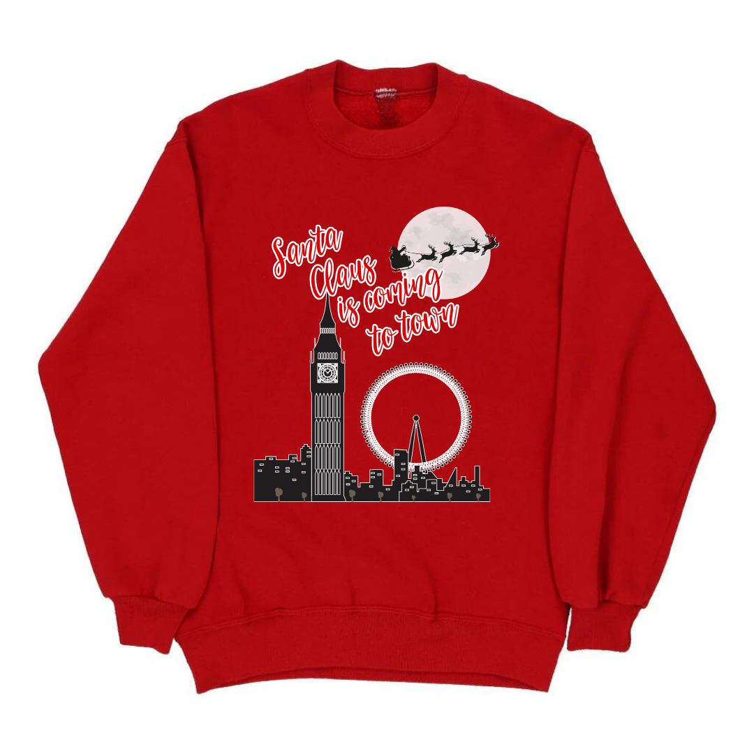 London Town Xmas Top (red)
