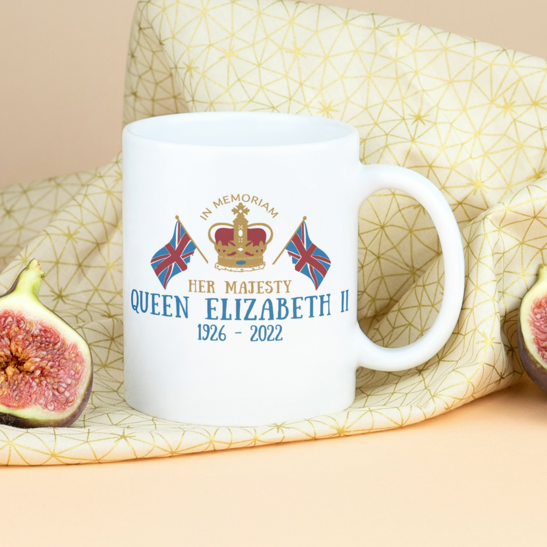 Queen Elizabeth In Memoriam Crown Mug