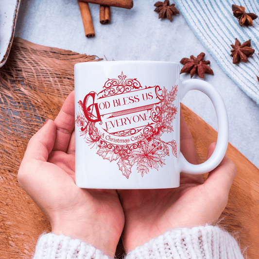 Dickens Quote Xmas Bone China Mug