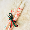 Literary Christmas Advent Candles 2 pack