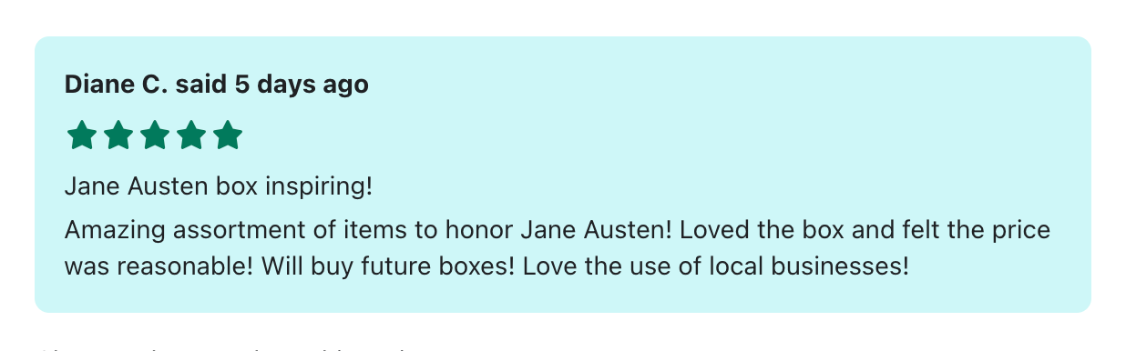 Jane Austen Gift Box-Premium