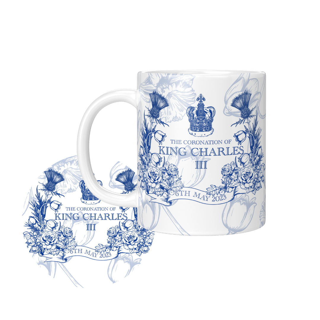 King Charles Blue - Mug & Coaster Set-EU